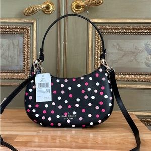 Kate Spade staci Crossbody Polka dot satchel convertible crossbody NWT Authentic